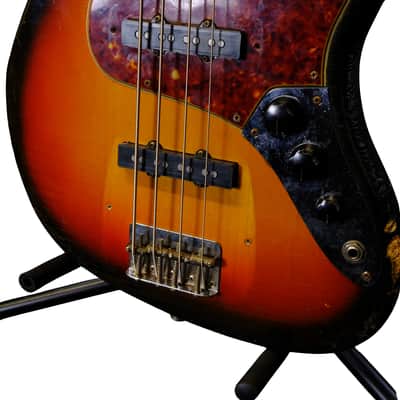 Used Fender 1965 Jazz Bass - 3 Color Sunburst image 15