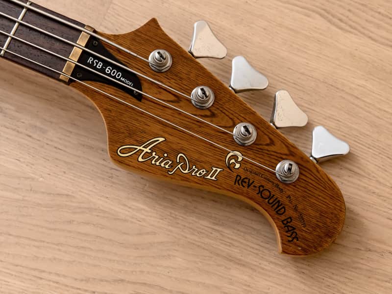 1980 Aria Pro II RSB-600 Rev-Sound Bass Vintage Neck Through | Reverb