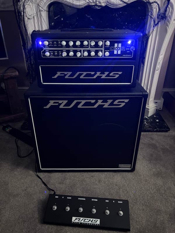 Fuchs ODS II Custom 2018 - Black Tolex with Matching Ultralight 2x12 Cab image 1