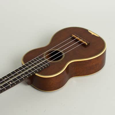 C. F. Martin Style 3 Soprano Ukulele, c. 1939, original black chipboard case. image 7