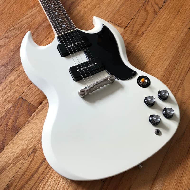 Epiphone SG 1961 50th Anniversary P90 2011 Alpine White | Reverb