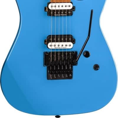 Dean MD24 Floyd Electric Guitar, Roasted Maple Fingerboard, Vintage Blue image 2