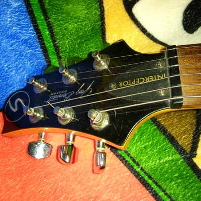 Samick Greg Bennett Interceptor IC-20 Early 2000s - Ebony Sparkle image 3