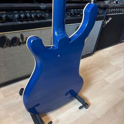 Rickenbacker 4001 Bass w/ Aftermarket HD Case (AzureGlo Blue - 1977) - USED image 9