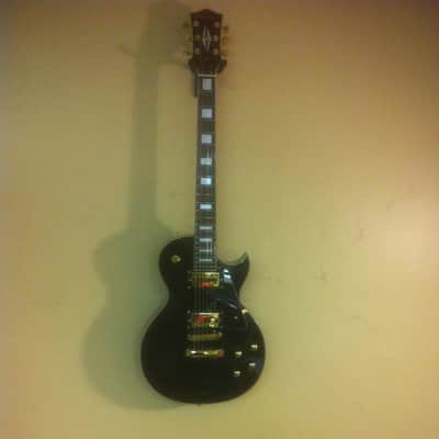 Davison Les Paul Custom Style Gtr. Black image 2