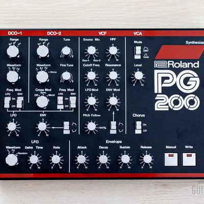 1983 Roland JX-3P Vintage Analog Synthesizer & PG-200 Controller, Near-Mint & Serviced w/ Paperwork, Ftsw, Boxes image 2