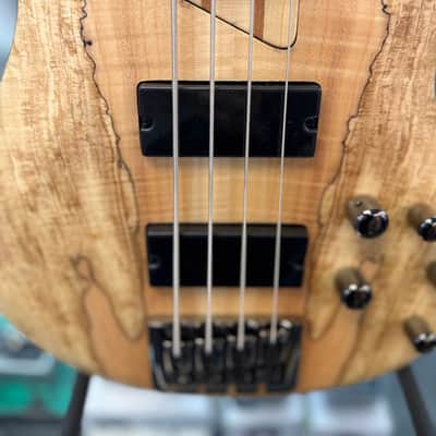 ESP LTD B-204SM Fretless Bass Guitar - Natural Satin image 4