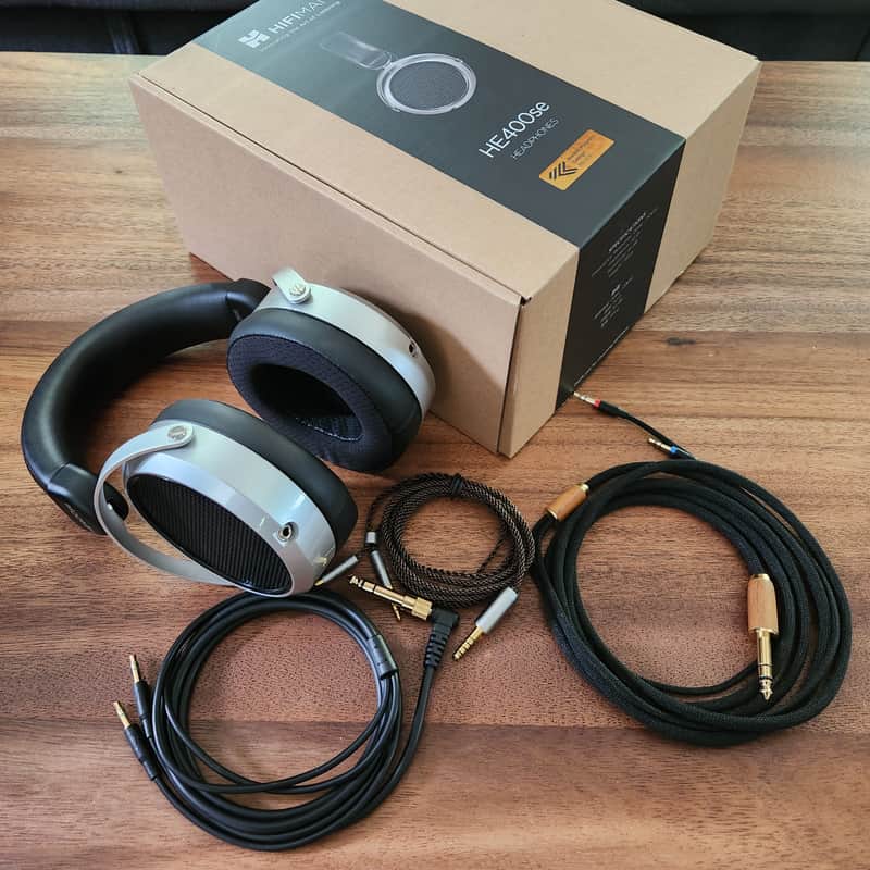 Hifiman HE400SE 2024 Stealth magnet vers, incl. 2 aftermarket cables image 1