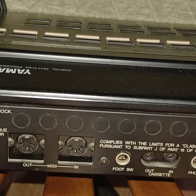 Yamaha RX15 Digital Rhythm Programmer 1980s - Black image 2