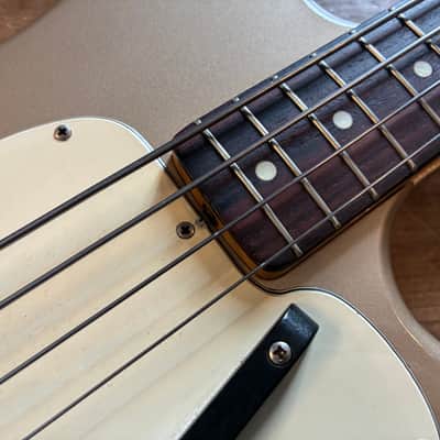 1973 Fender Musicmaster Bass - refin Nitro image 3