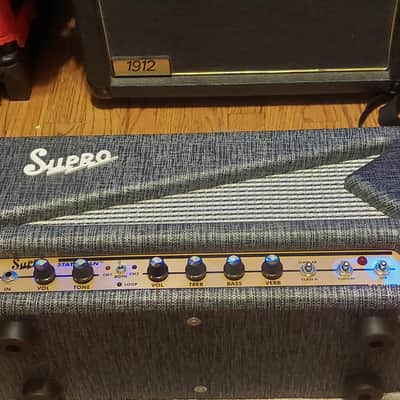 Supro 1699RH Statesman 2-Channel 50-Watt Tube Guitar Head 2017 - Present - Black Rhino image 4
