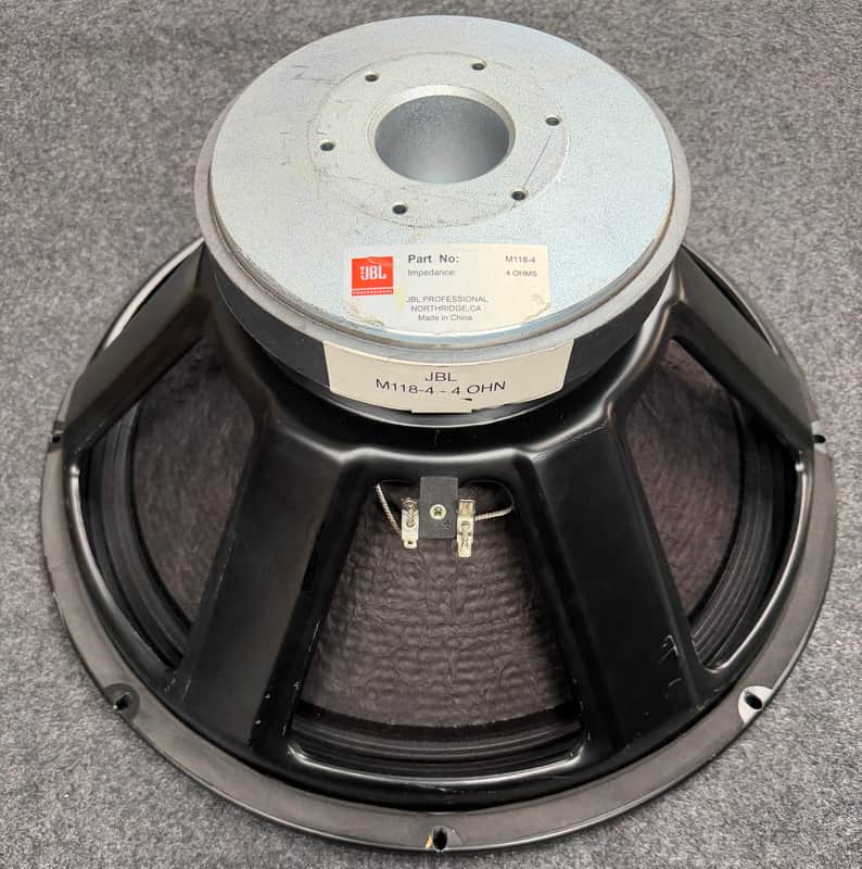 JBL M118-4 18" 4Ω Reconed Woofer Speaker For Subwoofer image 1