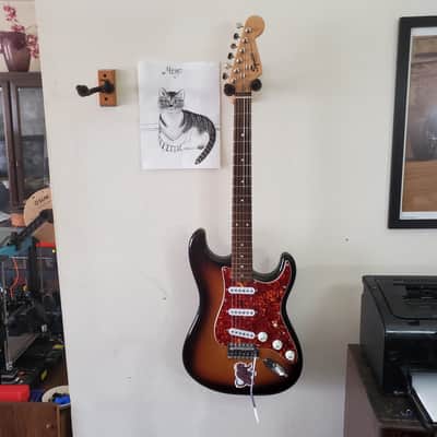 Partscaster Sunburst Strat, Blender Wiring, Stratosphere Texas Blues Pickups,2021 - Sunburst image 1