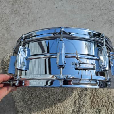 Vintage Ludwig No. 400 Supraphonic 5x14" 10-Lug Aluminum Snare Drum w/ Keystone Badge 1967 (242-1) image 18