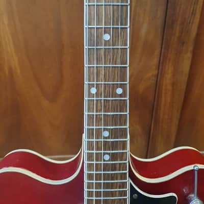 Maton 777 Supreme 1964 - Translucent red image 7