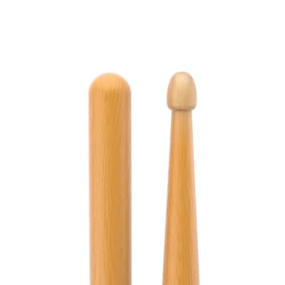 Promark Rebound 5B ActiveGrip Clear Hickory Drumstick, Acorn Wood Tip image 4