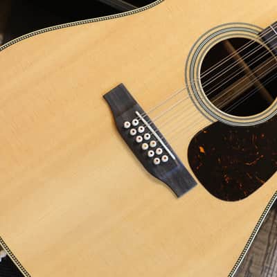 Unplayed! 2024 Martin HD-12-28 12-String Acoustic Guitar Natural + OHSC image 4