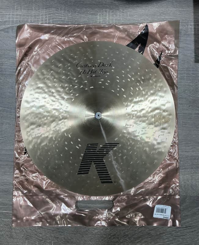 Zildjian 14" K Custom Dark Hi Hat Cymbal Pair image 1
