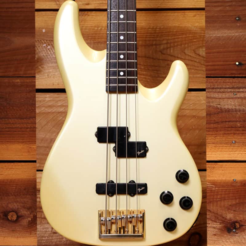 Fender Contemporary Precision Bass Lyte MIJ 1990 - 7lbs! Frost White 38488 image 1