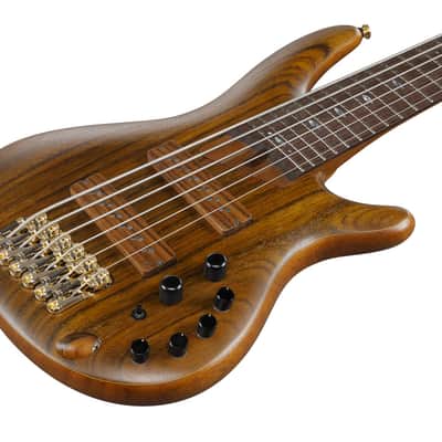 Ibanez SR Prestige 6 String Electric Bass - Mocha Flat (SR5506MHF) image 9