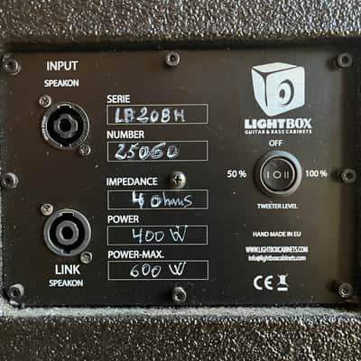 Lightbox Cabinets 2x8 Neo Bass Cabinet – 400W RMS, 4 Ohm, 8 kg 2024 image 4