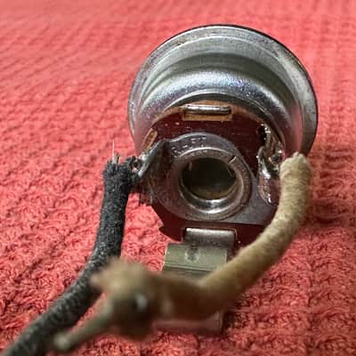 Fender Telecaster jack and cup 1950s image 2