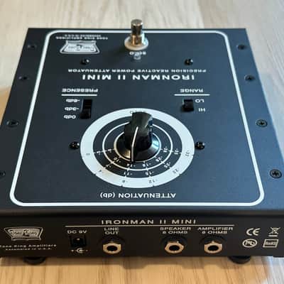 Tone King Ironman II Mini 30-Watt Precision Reactive Power Attenuator 2016 - Present - Black image 2