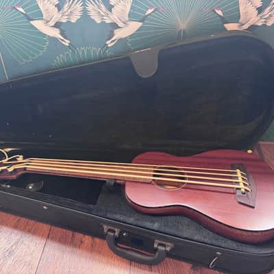 Early Generation Kala U-Bass UBASSFS Solid Mahogany – Original Shadow Pickup Era – Collector-Noted Model image 5