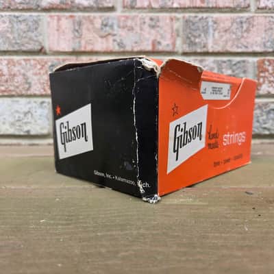 Vintage 1960's Gibson Guitar String Counter Top Display Box w/ String Boxes, Strings! image 3