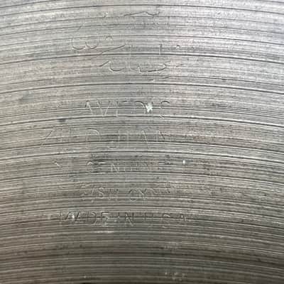 Avedis Zildjian 14" Vintage 70's Hi-Hat Cymbals Top 890G Bottom 1000G - Nice! image 2