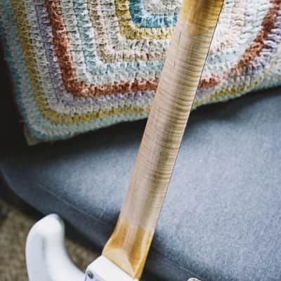 Fender Custom Shop ’63 Stratocaster Chambered Olympic White Journeyman Relic image 7