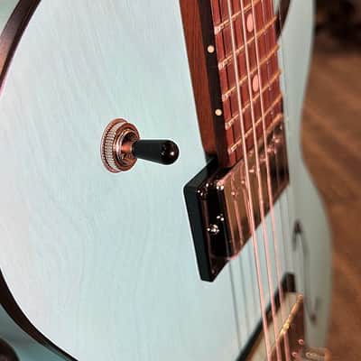 Godin Montreal Premiere HT Laguna Blue w/Godin Gig Bag USED image 7