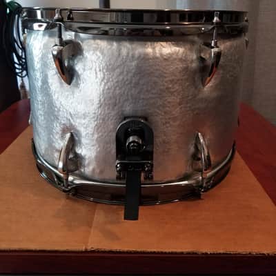 Oriollo Phantom Seamless Hammered Aluminum Snare Drum - 13x9 image 7