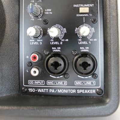 Behringer EUROLIVE B205D Ultra-Compact 150W PA/Monitor Speaker System (Tested) image 3
