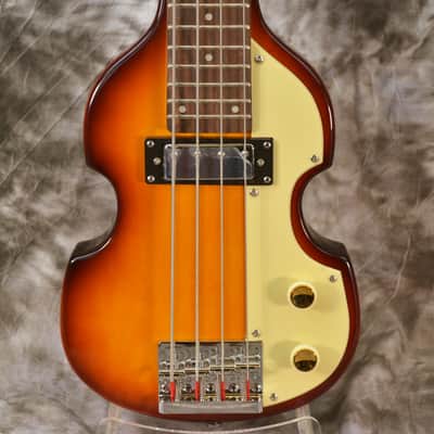 Hofner Contemporary Series Shorty Violin Bass - Burst Finish image 1