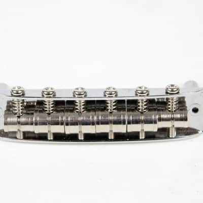 1977 Vintage Fender Mustang/Jaguar/Jazzmaster Bridge ~CLEAN~ Chrome USA 1970s image 1