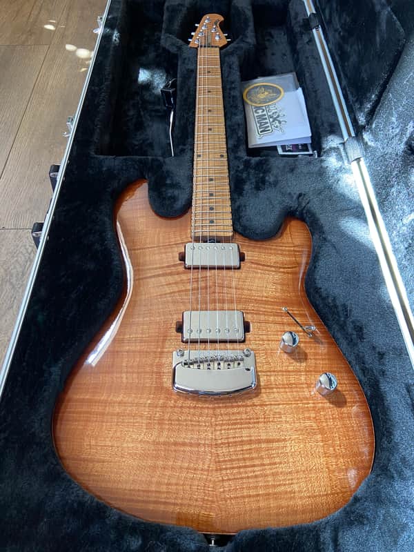 Ernie Ball Music Man Sabre with Maple Fretboard 2020 - 2024 - Honey Suckle image 1