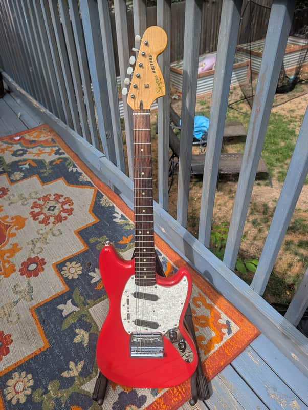 Squier Vintage Modified Mustang Electric Guitar | Reverb