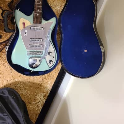 Teisco Kawai Guyatone Victoria Zenon 1960s Surf Green RARE image 2