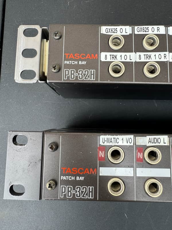 TASCAM Pb-32h patchbay (2x) image 1