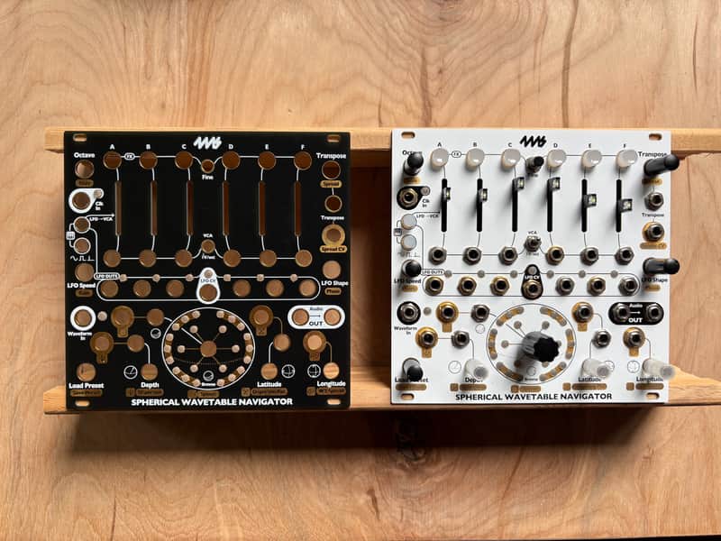 4MS Spherical Wavetable Navigator SWN - White and Black Panels image 1