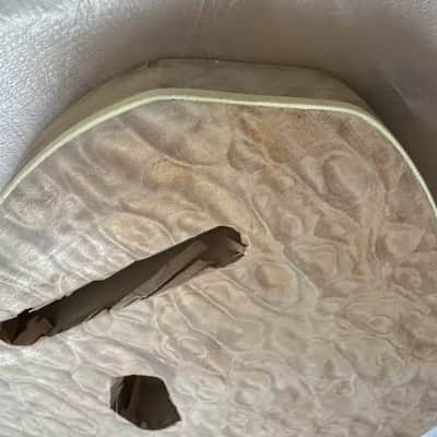 Paulownia Wood Guitar Tele Style Body with Veneer Maple Top image 3