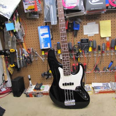 Fender Jazz Bass Long Horn 1989 - Black - USA image 2