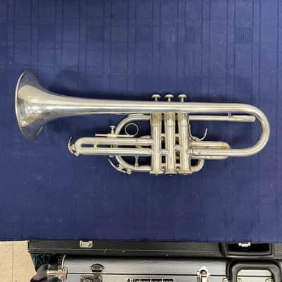 Used Andreas Eastman Silver Bb Cornet with Gard Gig Bag Just Serviced image 8