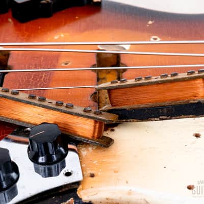1968 Fender Jazz Bass Sunburst Faux Burst Vintage Bass w/ Case image 18