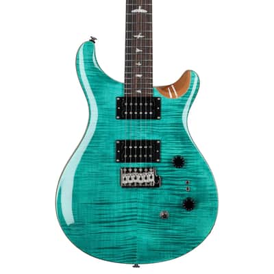 PRS Paul Reed Smith SE Custom 24-08 Electric Guitar (with Gig Bag), Turquoise image 5