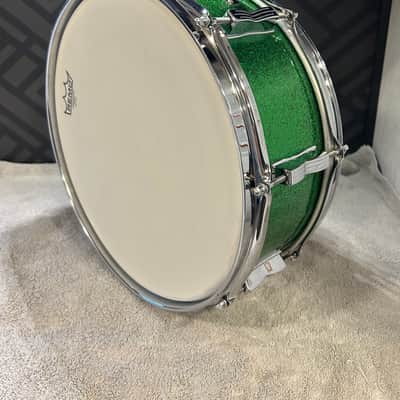 Ludwig Green Sparkle Jazz Festival Snare Drum - Excellent - 1960s image 20