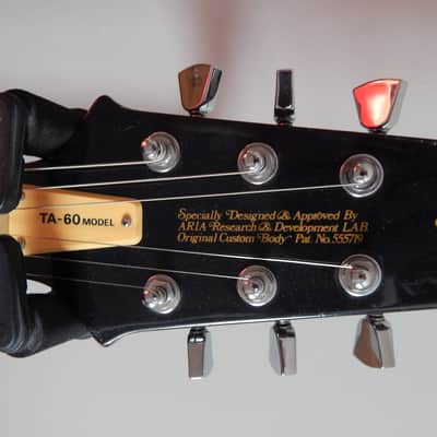 1982 Aria Pro II TA 60 Titan Artist semi-hollow vintage guitar Japan image 10