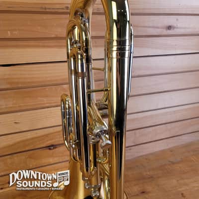 D. C. Pro Series II Bb Euphonium with Foam Hard Case, Mouthpiece, Bell Cover image 9