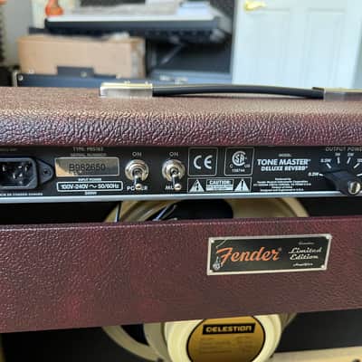Fender Tone Master Deluxe Reverb 2026 - WINE RED SWEETWATER EXCLUSIVE image 8